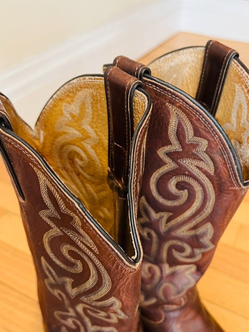 Vintage Women's JUSTIN Cowboy Boots Size 9.5 B - Picture 12 of 16